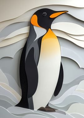 Papercut Penguin