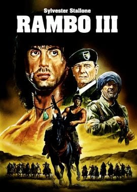 Rambo III Movie Poster