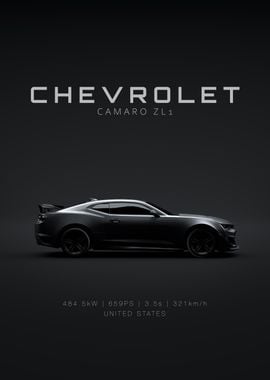 Chevrolet Camaro ZL1 - Specs