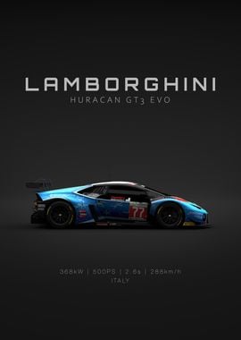 Lamborghini Huracan GT3 No.77 - Specs