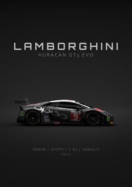 Huracan GT3 No.9 Spa 24h - Specs