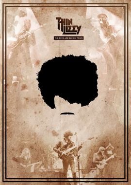 Thin Lizzy Band Poster