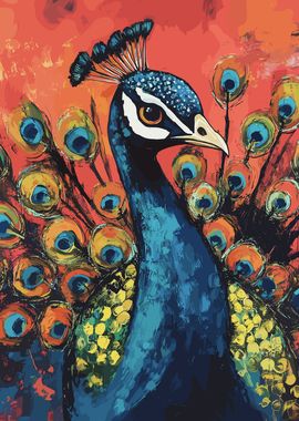 Peacock Painting