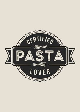 Certified Pasta Lover Badge