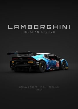 Lamborghini Huracan GT3 No.77 - Back - Specs