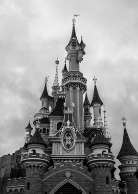 dream Castle Black and White