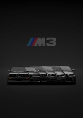 BMW M3 Evolution - E30 to G80