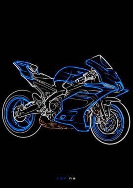 Yamaha YZF R9 Neon Motorcycle