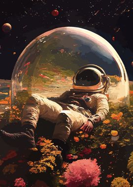 Astronaut in a Bubble