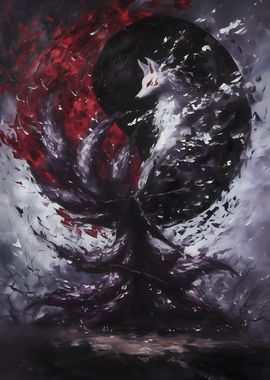 Kitsune Spirit Painting