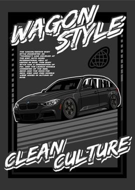 BMW F31 Wagon Style Clean Black