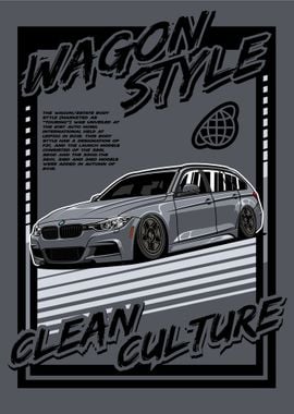 BMW F31 Wagon Style Clean Grey