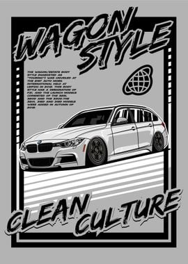 BMW F31 Wagon Style Clean White