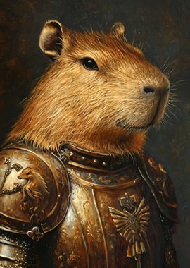 Capybara Knight Armor