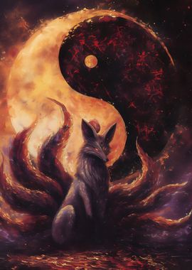 Nine-Tailed Fox Yin Yang