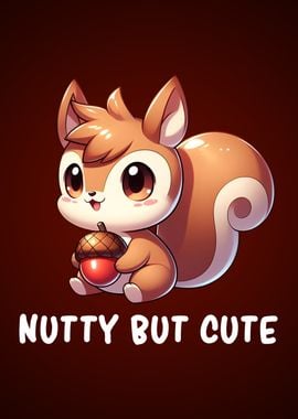 Nutty But Cute Kawaii Squirrel