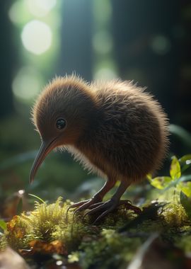 Kiwi Bird Chick