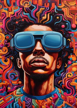 Art Portrait with Goggles