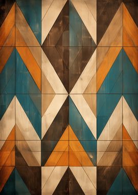 Chevron Wood Wall Panel