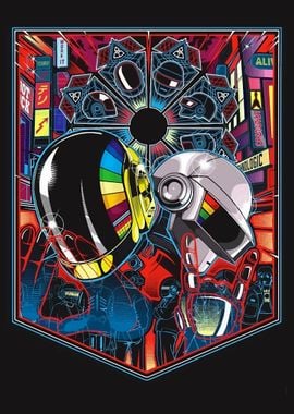 Daft Punk Tribute Art