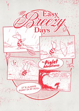 Piglet Breezy Comic