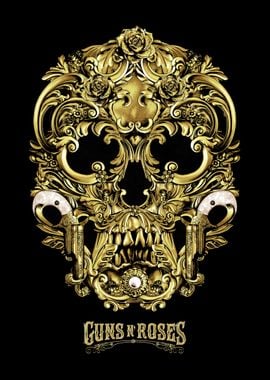 Guns N' Roses Skull Design