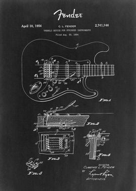 Fender Guitar Patent