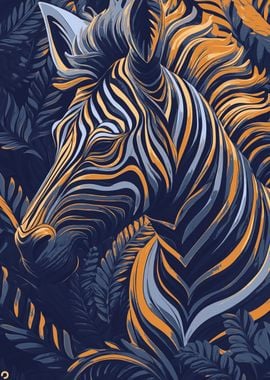 Zebra Stripes Art Print