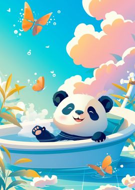 Panda Bath Time