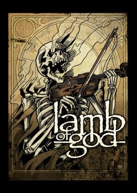 Lamb of God Skeleton Violin