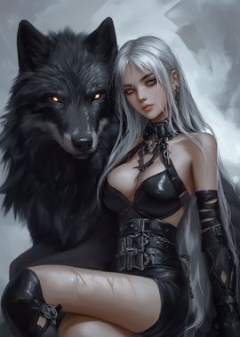 Wolf and Woman