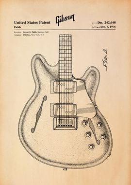 Gibson Guitar Patent