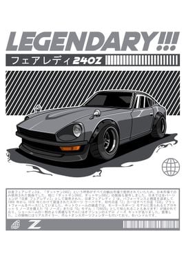 Nissan Datsun 240Z Fairlady Z Grey