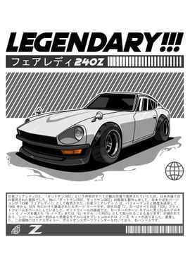 Nissan Datsun 240Z Fairlady Z White