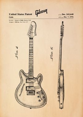 Gibson Guitar Patent