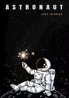 Astronaut Lost in Space