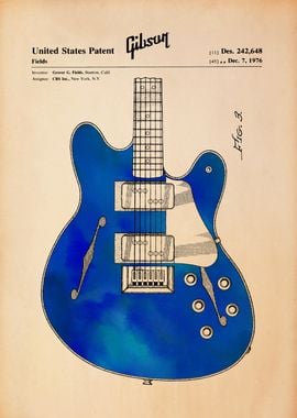 Gibson Guitar Patent Art