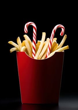 Candy Cane Fries