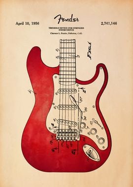 Fender Guitar Patent