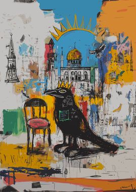 Original Crow with Golden Dome and Spire