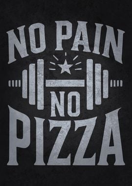 No Pain, No Pizza - Funny Gym Workout