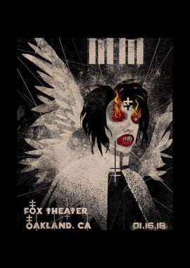 Marilyn Manson Concert Poster