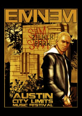 Eminem Austin City Limits Poster