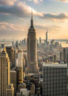 NYC Skyline with Empire State Building