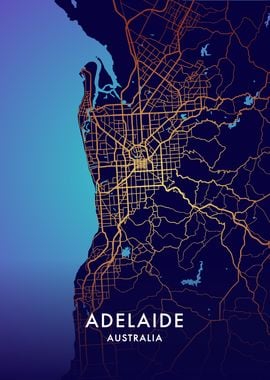 Adelaide City Map