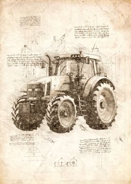 Tractor Sketch