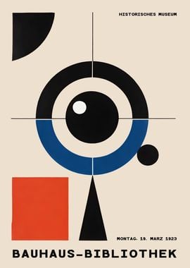 Bauhaus Library Poster