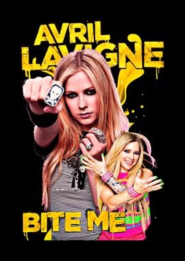 Avril Lavigne Bite Me Poster