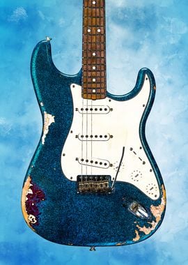 Fender Stratocaster Watercolor