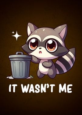 Raccoon Humor Cute Trash Panda